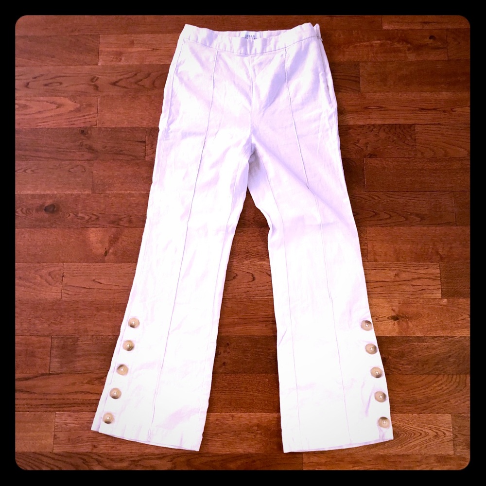 Urban outfitters linen crop pants